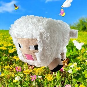 Mojang Minecraft Sheep Plush Stuffed Animal Toy Pillow Mojang Studios 2020